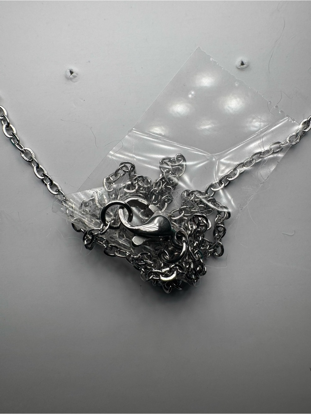 Silver and Gold Hawaiian Leaf Pendant Necklace and Earrings Set - Picture 5 of 7